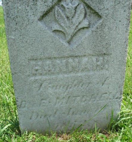 Hannah Mitchell tombstone